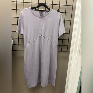Lavender Short Sleeve Dress